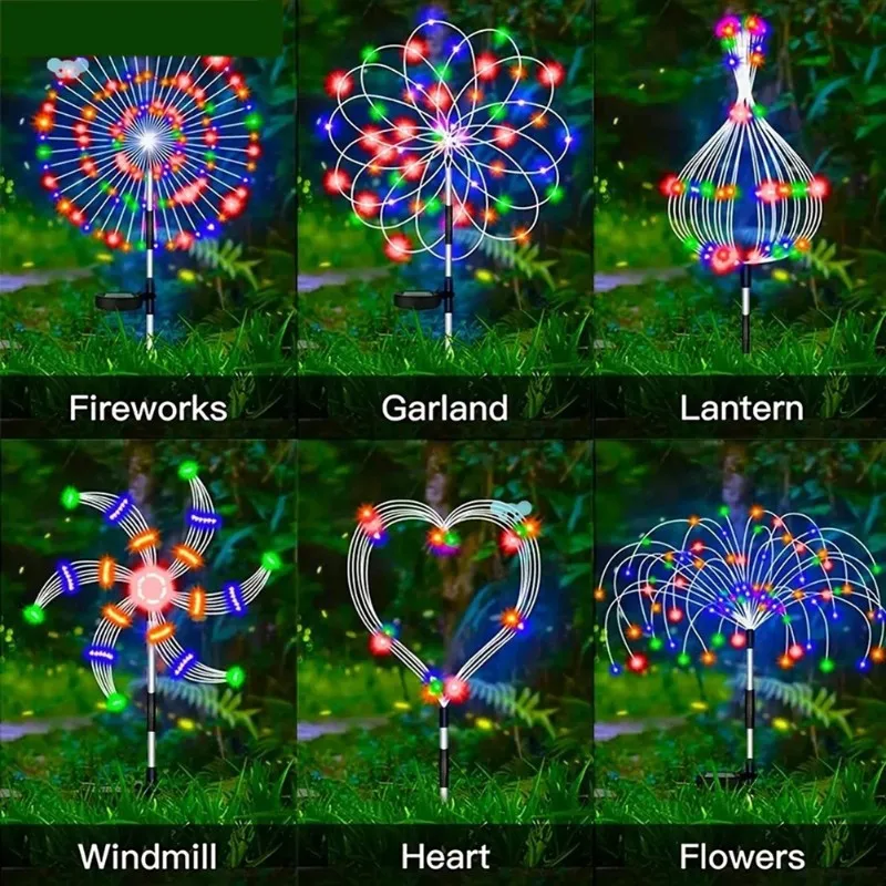 

BAAR-Solar Garden Lights With 120 Leds Flexible DIY Design Waterproof Auto On/OFF Perfect For Outdoor Decoration