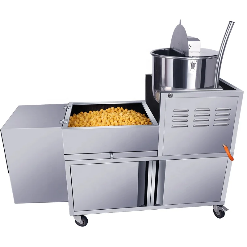 Automatic Commercial Gas Popcorn Machine Ball Shape Popcorn Cooker Popcorn Maker Popular Hot Sale 2021