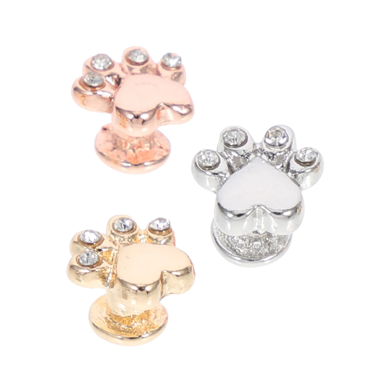 3Pcs Alloy Watch Charm Decorative Ring for Silicone Watchband Replaceable Delicate Band Nail Supply Watchband Charm