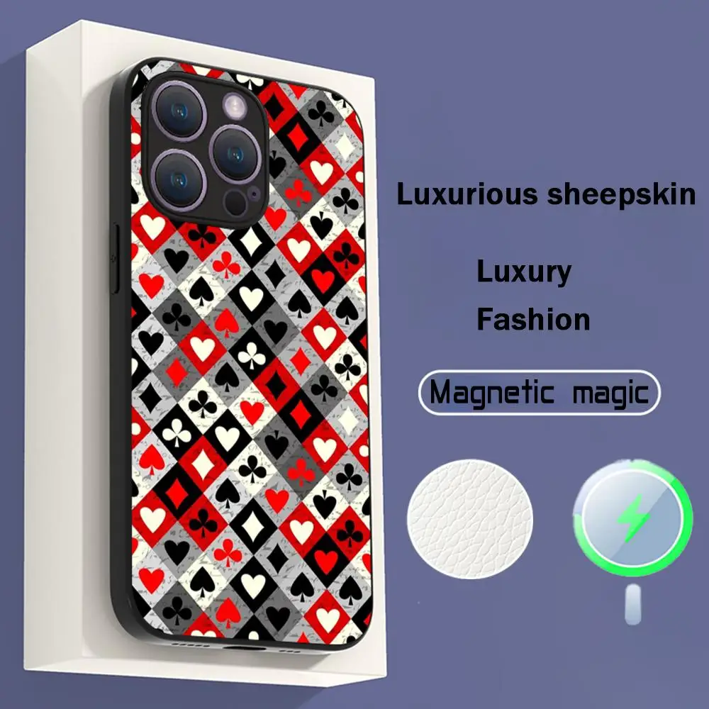 capa-de-telefone-com-padrao-de-arte-de-poker-e-design-fashion-para-iphone-16-15-14-13-12-11-plus-pro-max-luxo-de-alta-qualidade-em-couro-de-ovelha-magsafe