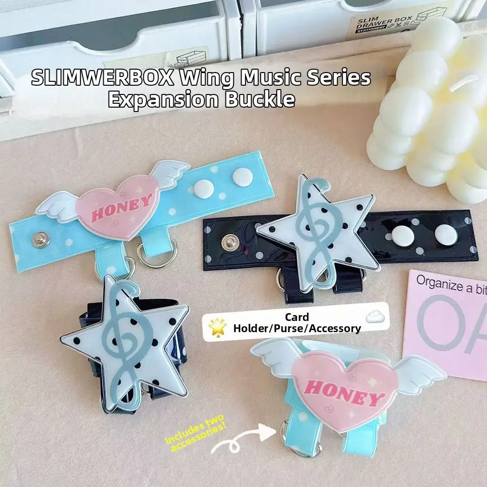 High Quality PVC Bag Extender Clip Polka Dot with Double D-Rings Bag Extension Buckle Bag Strap Hanger Backpack