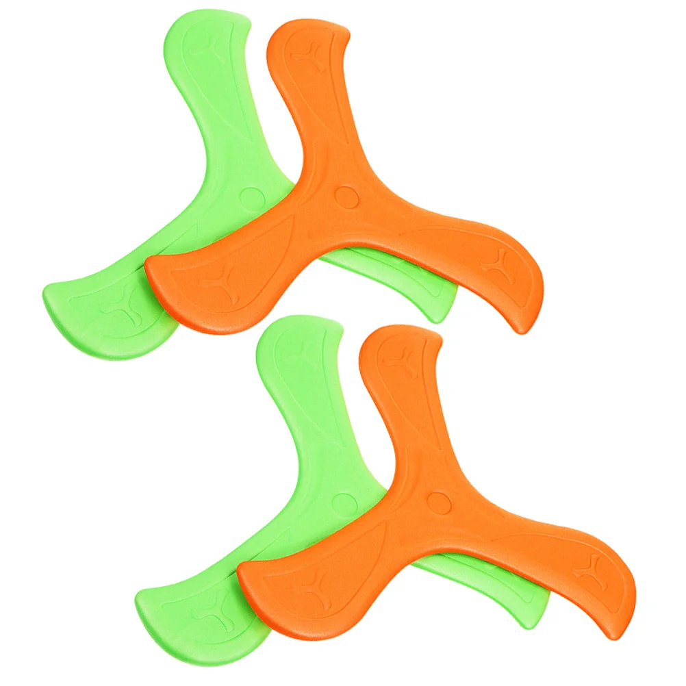 4-delig leuk vliegend speelgoed Boomerang buitenspeelgoed voor kinderen sportschijf lancering kind