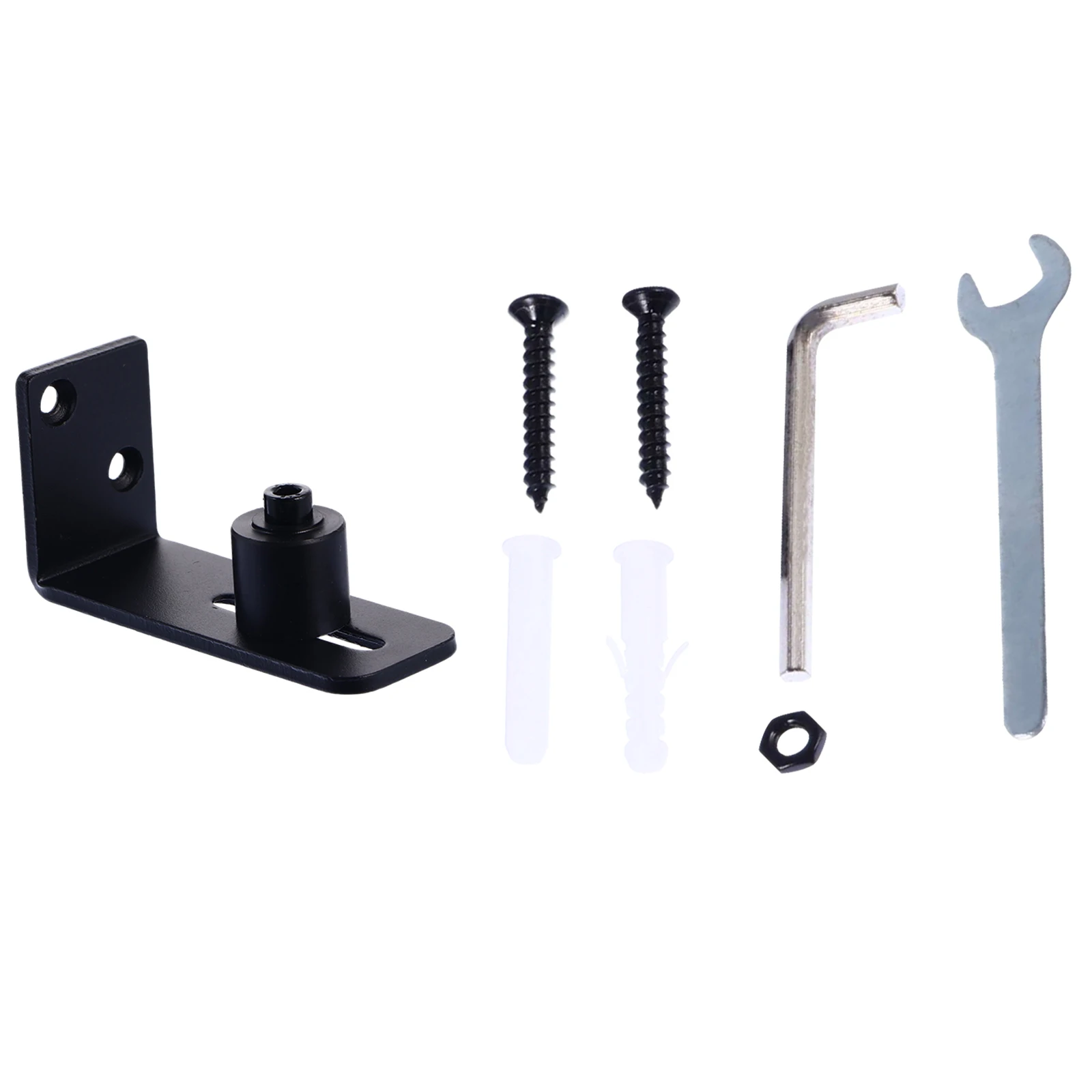 

Barn Door Floor Guide Adjustable Sliding Bottom Steel Stay Roller Wall Mount Carbon Steel Metal Floor Guide Scratch Free