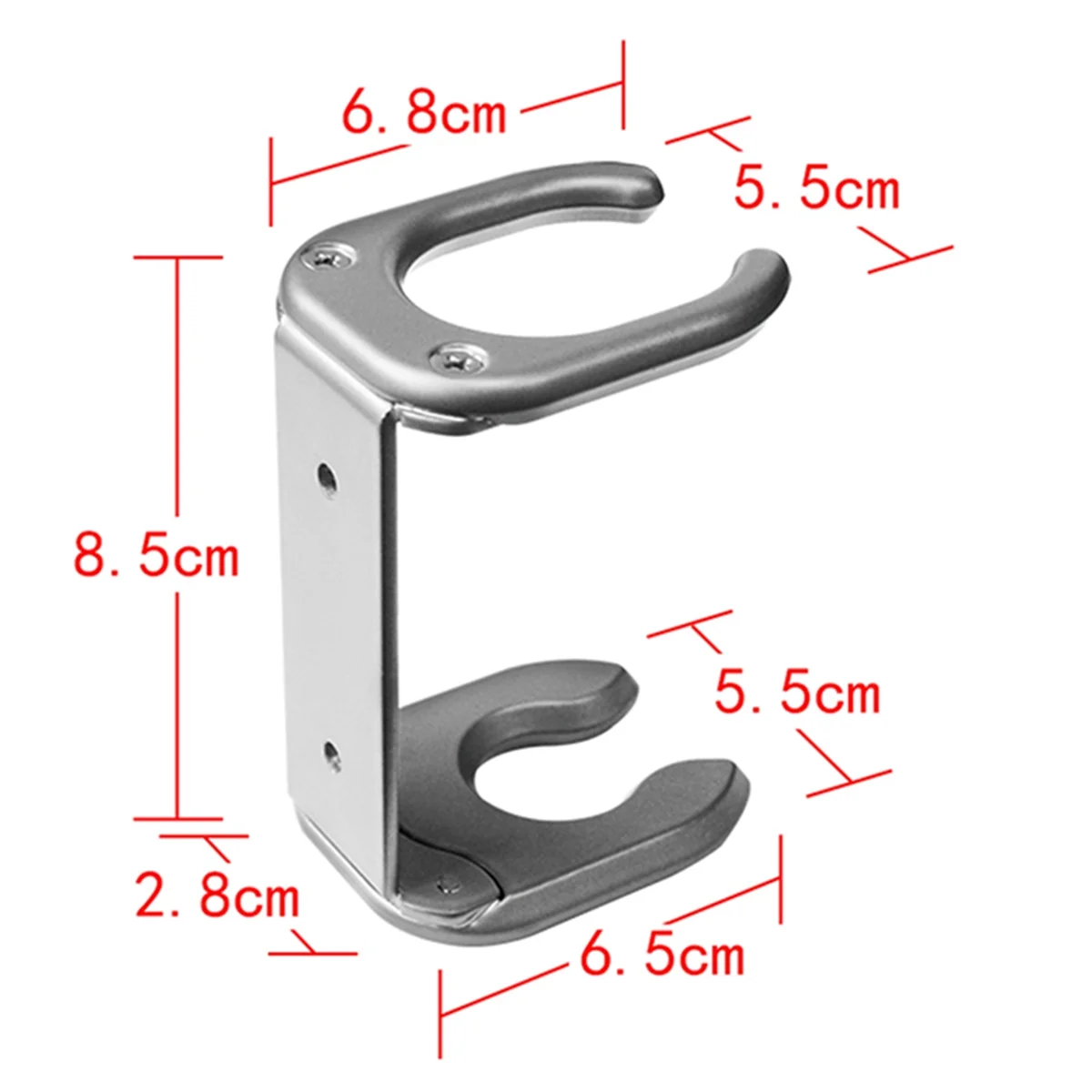 Soporte montado en la pared para alisador de secadora de pelo Airstrait HT01 Plancha rizadora - Piezas de estante de almacenamiento sin perforaciones,B