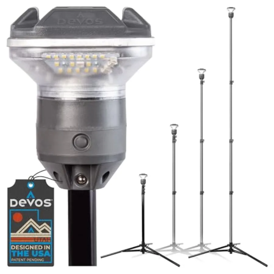 

Уличный светодиодный фонарь-штатив LightRanger 1200 с регулируемой высотой до 2,7 м, яркостью 1200 люмен, алюминиевым корпусом и длительным временем автономной работы