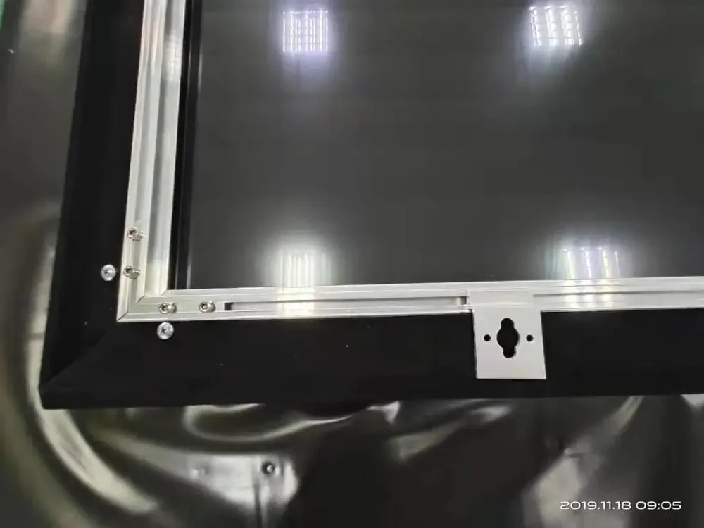 120 "16:9 좁은 베젤 프레임 홈 프로젝터 안티 라이트 ALR 블랙 크리스탈 초단초점 프로젝터 스크린