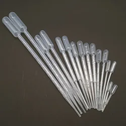 Gotero de transferencia de 20 piezas para experimentos escolares, pipeta pasteur de plástico a 200 unidades, laboratorio, 0,2 ml, 0,5 ml, 1ml, 2ml, 3ml, 5ml, 10ml