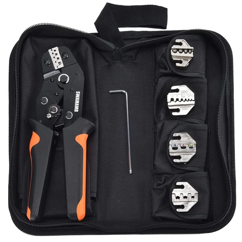 Crimping Tool Set Pressed Pliers Electrician Tools Electrical Terminals Clamp Electronics Pressing Connector Hand Jaws 48BS 2549