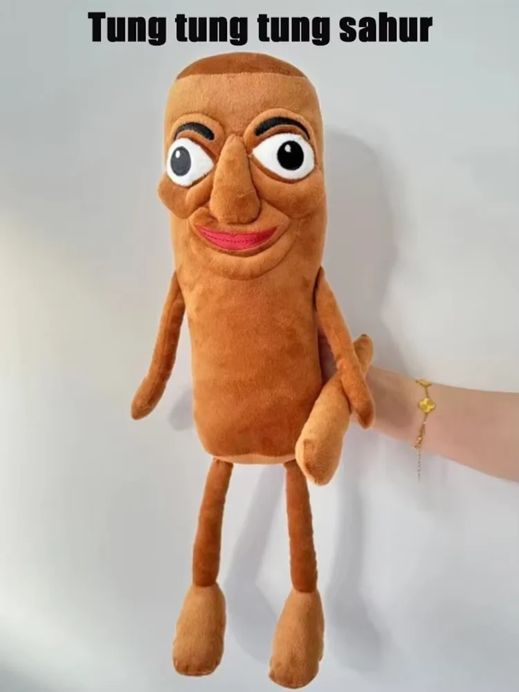 Fun Pluche Pop Tung Tung Sahur En Tralalero Tralala Shark Anime Karakter Styling Gevuld Zacht Kussen Aangepaste Speelgoed Geschenken