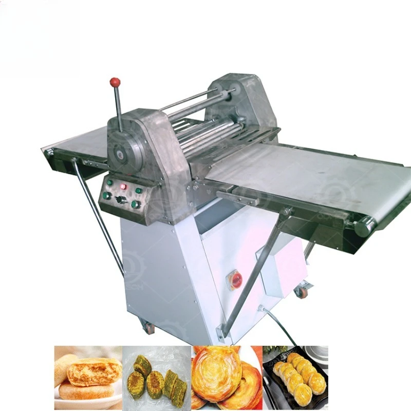 Fully Automatic Croissants Noodle Press Stainless Steel Puff Pastry Machine Intelligence Cake Bread Dough Sheeter