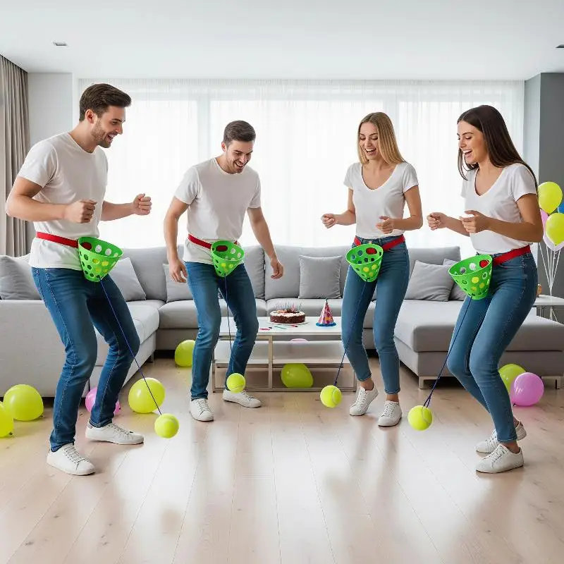 Erwachsenen-Schaukelball-Spielset Interaktives Team-Spielzeug für Familie, Outdoor-Camping, Sommer-Geburtstagsfeier, Gruppenaktivitäten – Detail 14
