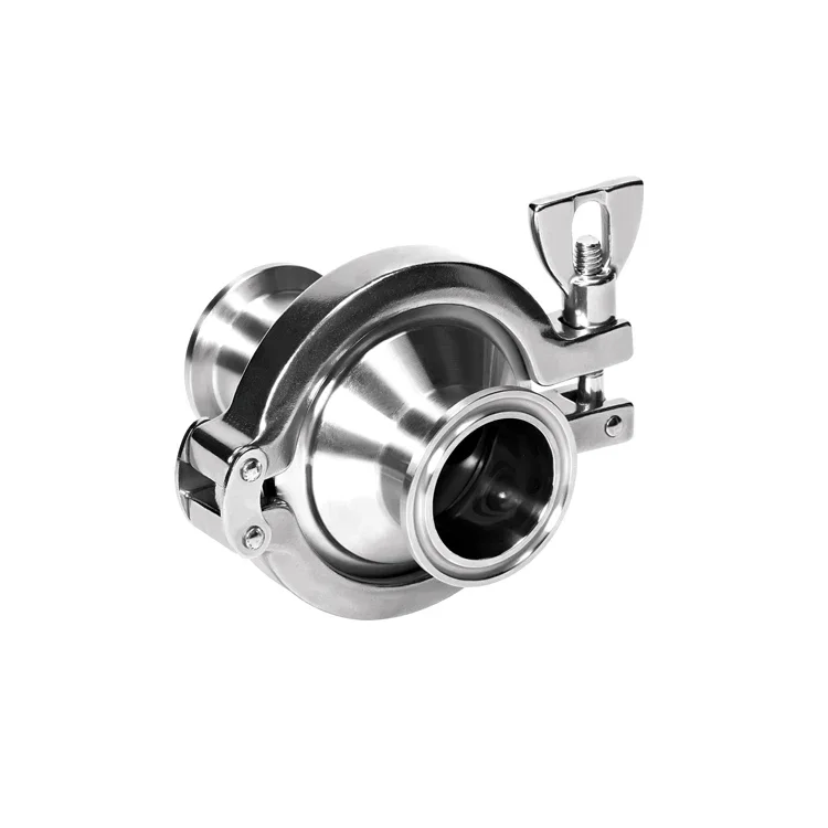 DONJOY sanitary one way stop valve  stainless steel 304 316  tri clover check valve supplier  no return valve