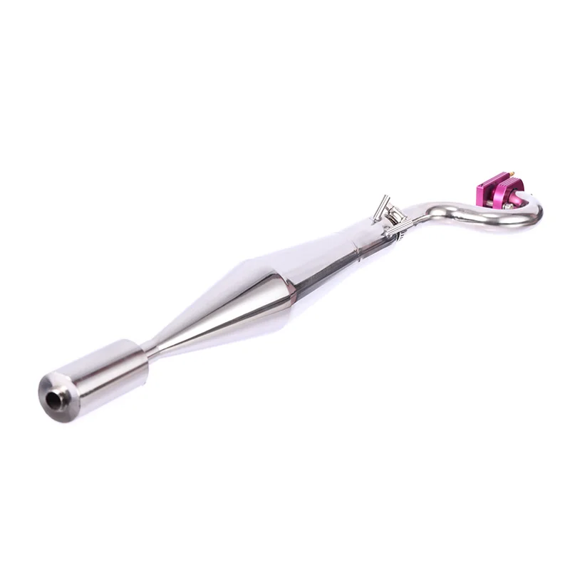 Motor Edelstahl Auspuffrohr Abgestimmtes Rohr Zubehör für 26/29/30/32cc Zenoah Motor RC Boot