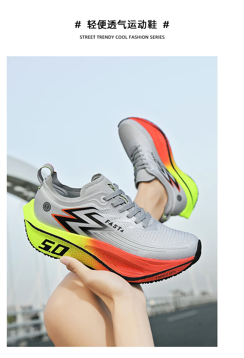 Männer Frauen Hochwertige leichte Laufschuhe Kissen Trainingsschuhe Leichte, verschleißfeste Turnschuhe – Detail 7