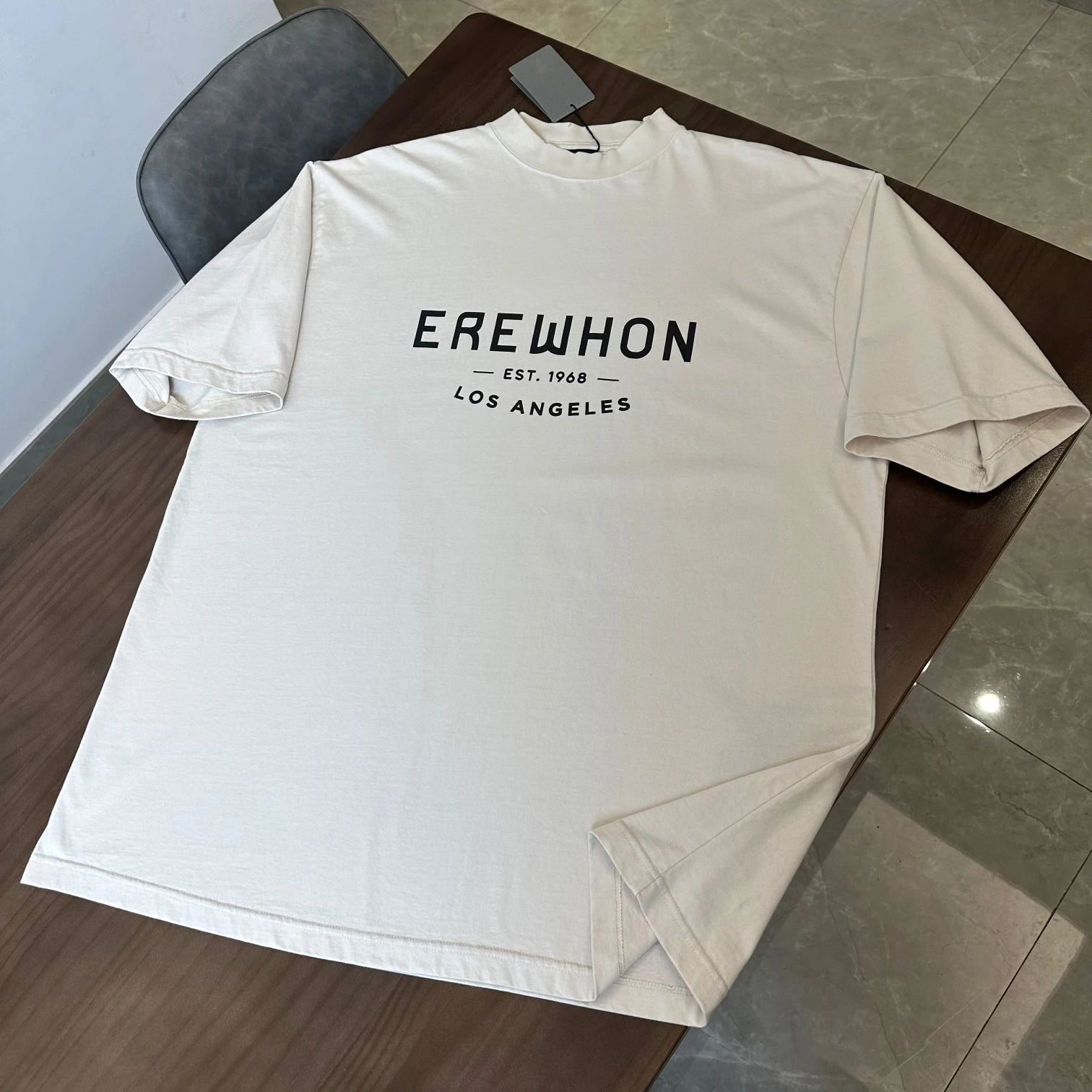 

Лучшая версия 24SS Роскошная совместная футболка Erewhon мужская женская хип-хоп оверсайз мужская повседневная хлопковая летняя стильная футболка