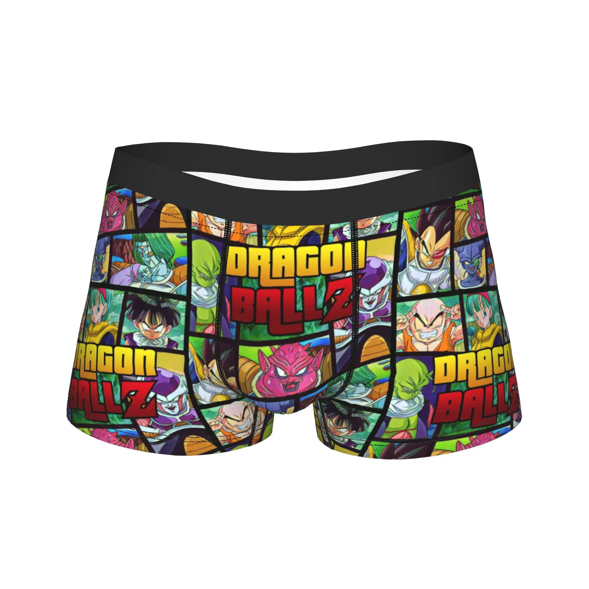 

Men D-Dragon Ball Z Freeza Saga Part Long Underwear Novelty Boxer Briefs Shorts Panties Male Soft Underpants Plus Size