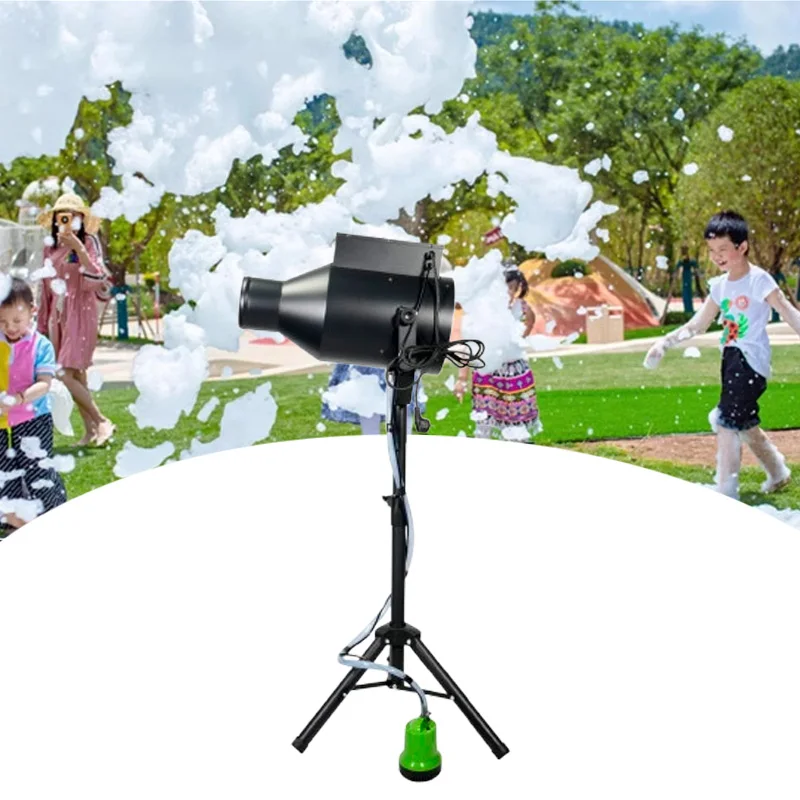 

1000W Cannon Foam Jet Machine Outdoor Spraying Bubble Foam Dj Equiment For Pool Party Kindergarten Kid Shcool Child Beach Summer
