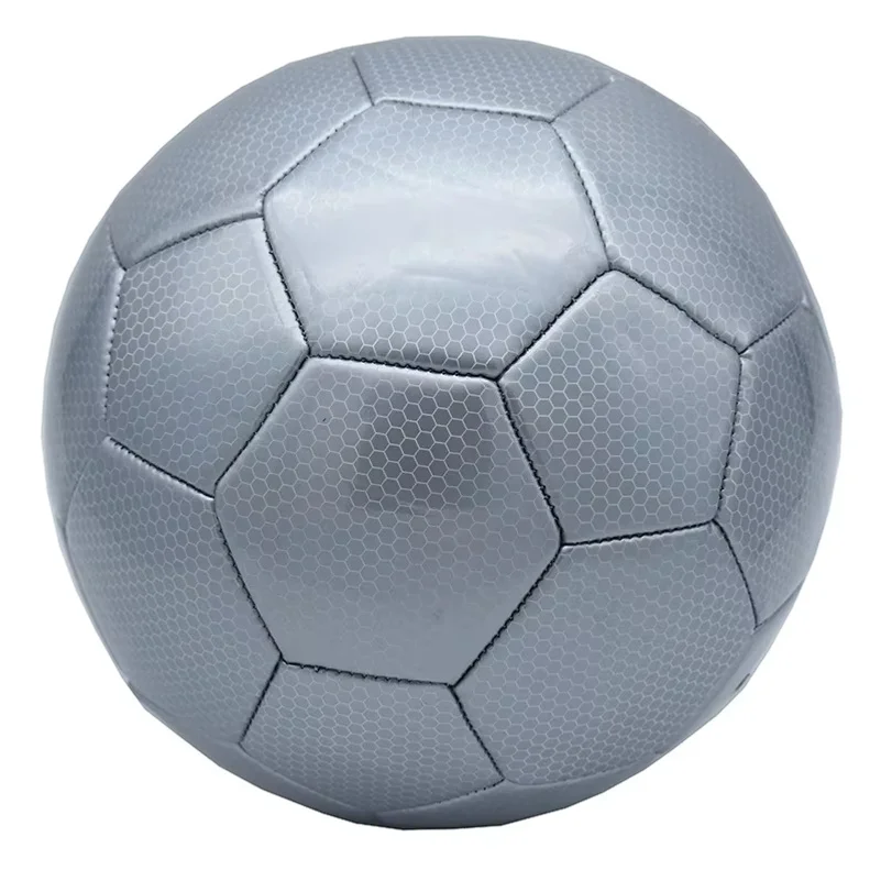 Size 5 Fluorescent Reflective Soccer Ball Official PU Classic Wear Resistant for Outdoor Sports Training Match