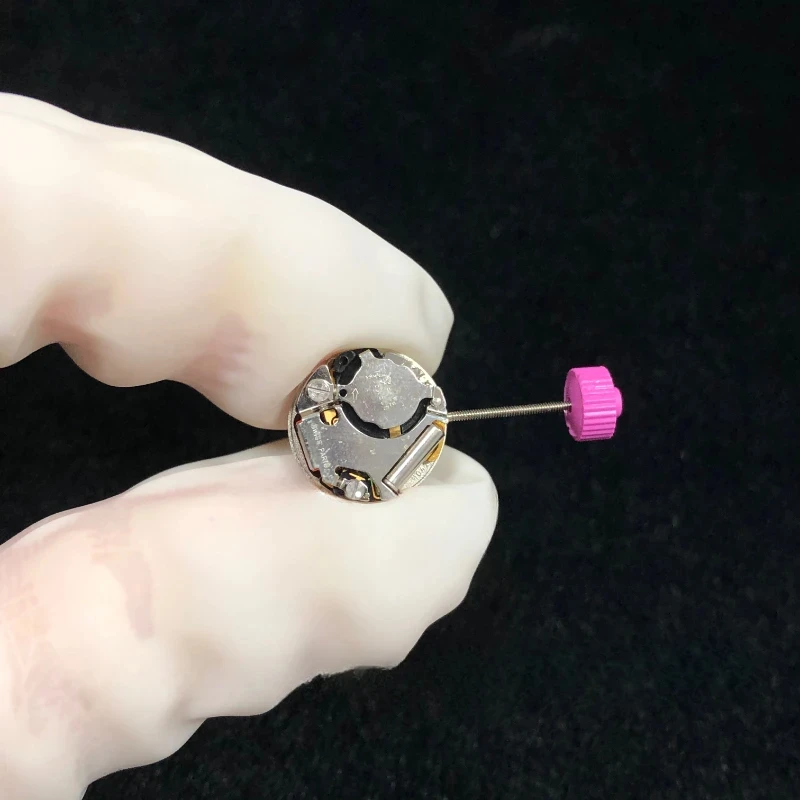 Nowy oryginalny szwajcarski RONDA 1042 ruch złoty i srebrny kwarcowy zegarek z czujnikiem ruchu akcesoria do Mouvement dokładny czas podróży