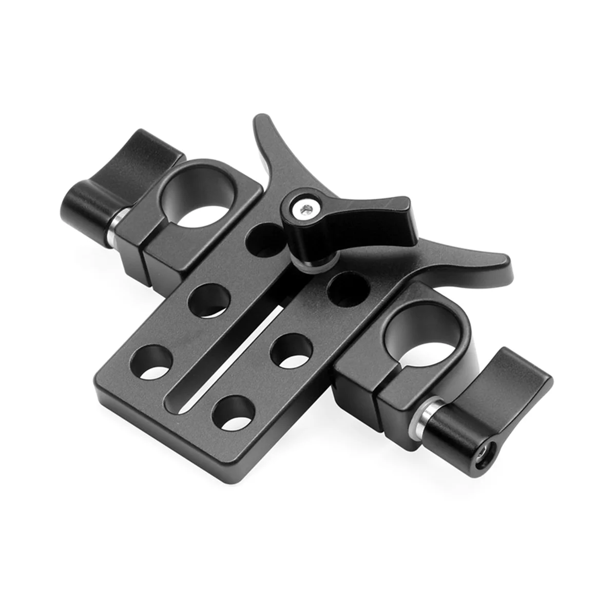 알루미늄 합금 망원 렌즈 브래킷 어댑터 연장 튜브 클립, 5D3 5D2 SLR DSLR 카메라용, 블랙, 15mm