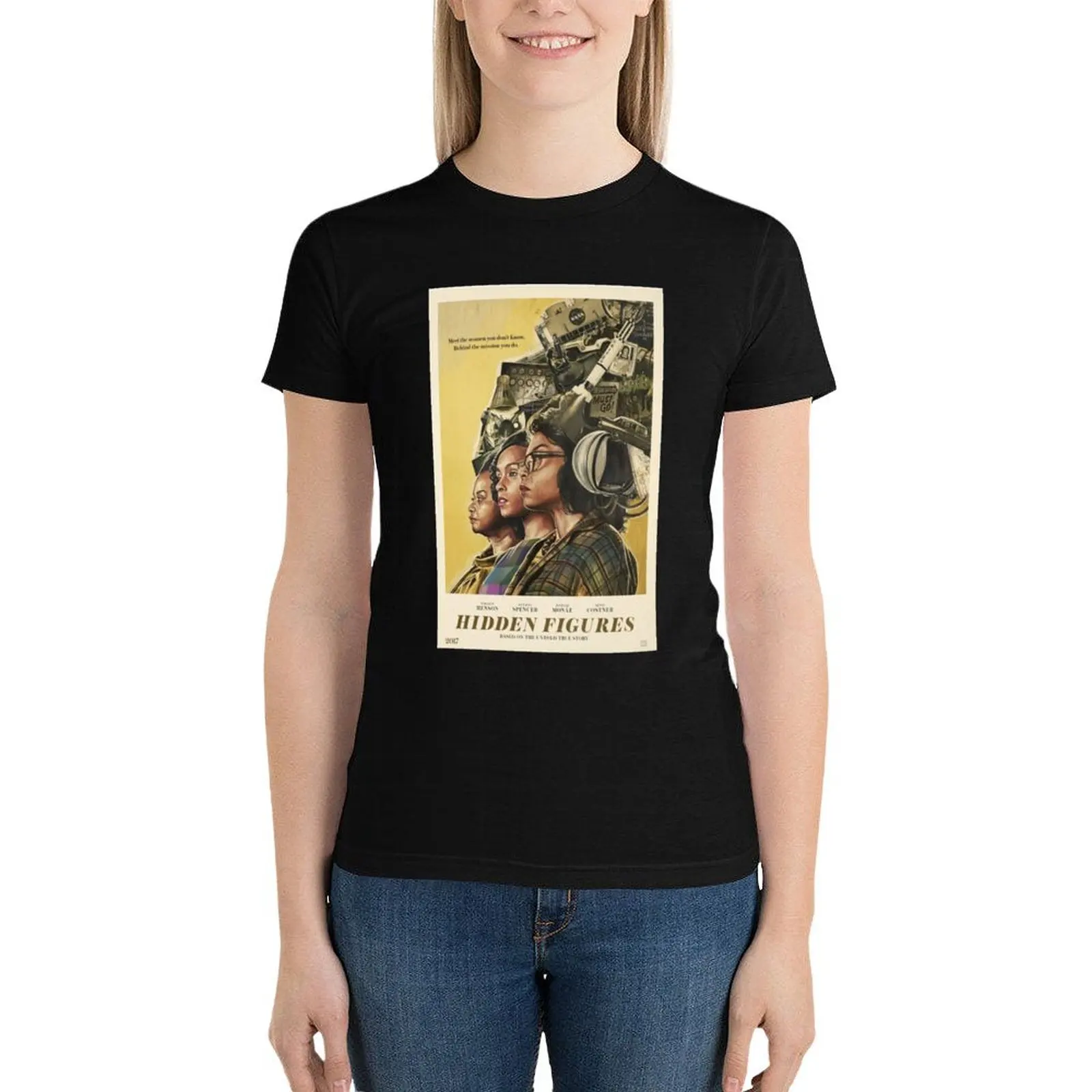 

Hidden Figures Classic T-Shirt summer tops tees t-shirts for Women graphic tees funny