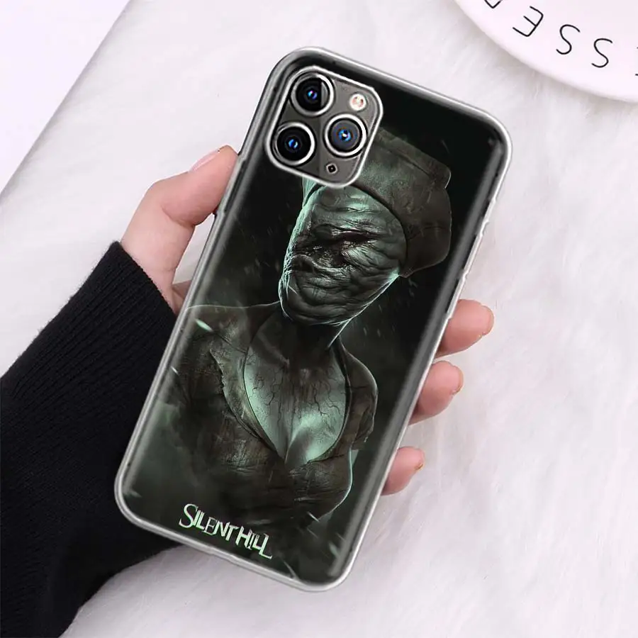 Games S-Silent Hill Phone Case For Apple Iphone 12 Mini 14 13 15 Pro Max 11 X XS XR 16 Plus Cover Shell Coque