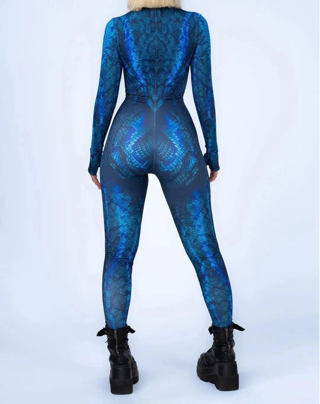 Modischer Rosa Erwachsenen-Damen-Jumpsuit Cosplay-Strumpfhose Punk-Steampunk-Bodysuit Karneval Bühnenauftritte Rollenspiel-Kostüm Neu 2026 – Detail 26