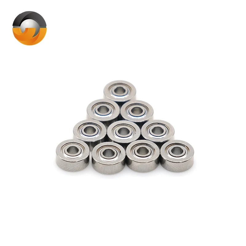 10Pcs MR62ZZ Mini Bearing 2x6x2.5mm ABEC-9 Chrome Steel Double Metal Shield for Mini 4WD Racing Car