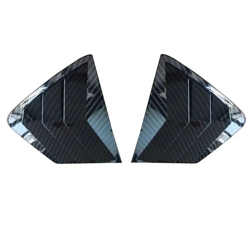 For Honda Civic 9th Sedan 2011 2012-2015 ABS Plastic Rear Window Quarter Louver Cover Side Vent Trim Car Adhesive Accessories view 5