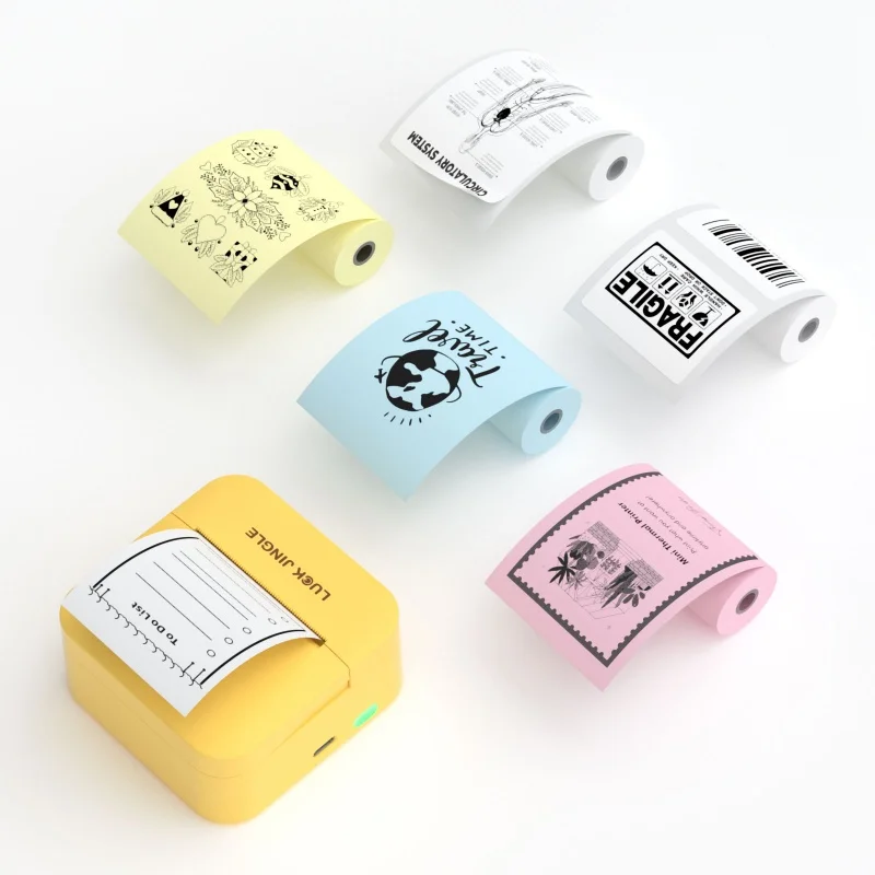 Convenient&Mini LJ-D1 Thermal Photo Printer Thermal Label for Moinwond D1 Nice Gifts for Children Enjoy The Creative DIY Moments