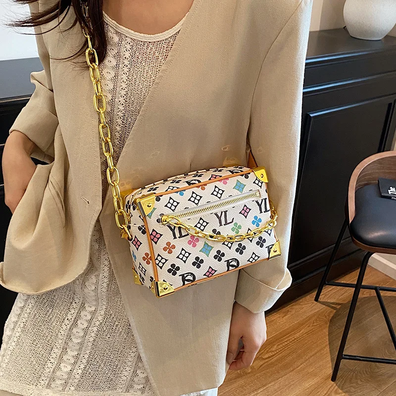 Trendy 2026 Bucket Bag, Boho-chic Canvas & Leather Crossbody Bag, Fashionable Small Shoulder Purse for Women