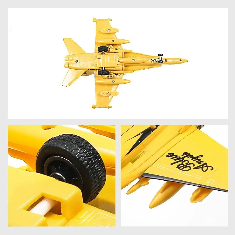 9 inch F-18 Hornet Fighter Model Pull Back Sound and Light Toy Bomber Airplane Hobby Boxed Collected Gift By Aviation