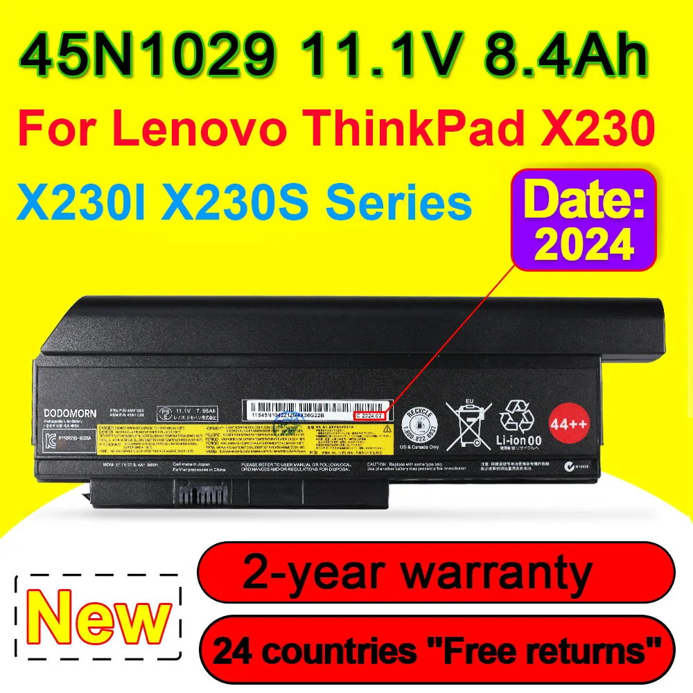 

For Lenovo ThinkPad X230 X230S X230I Series 45N1029 45N1028 45N1025 45N1024 45N1021 45N1020 Laptop attery 44++ 11.1V 8400mAh