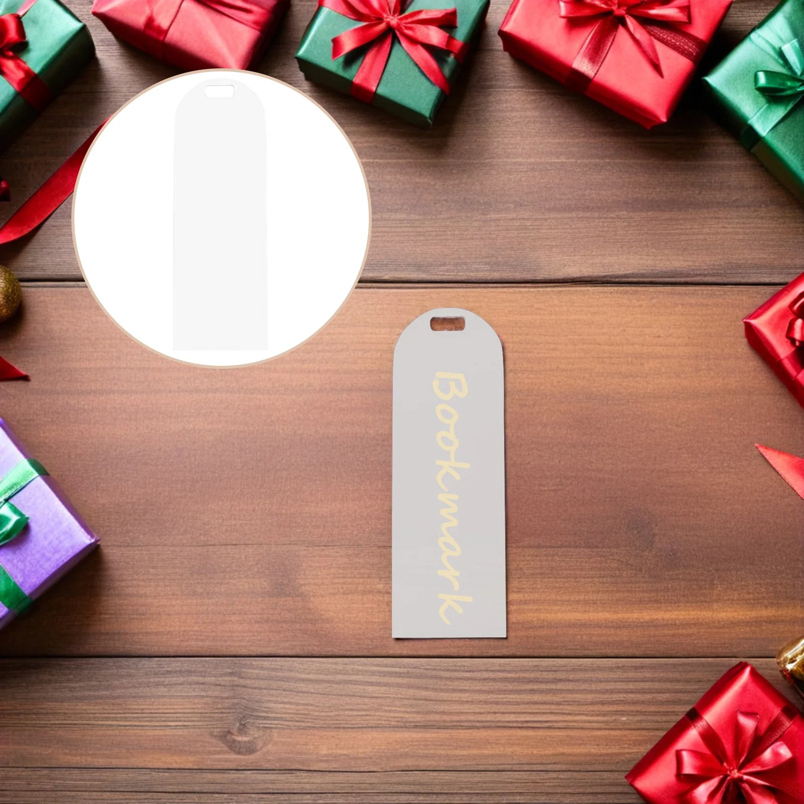 

20Pcs Transparent Acrylic Bookmarks Blank Reading Page Markers DIY Craft Book Labels for Book Lovers Bookmark