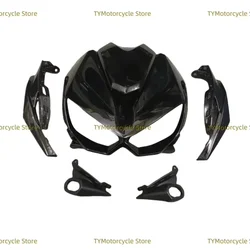 Bright black Motorcycle Front Upper Fairing Headlight Cowl Nose Kit Fit for Kawasaki Z1000 2014 2015 2016 2017 2018 2019-2024