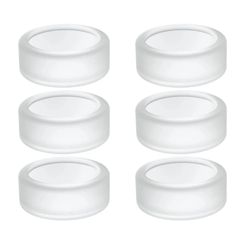 6Pcs Silicone Ring Cover For Oura Ring Gen 3 Anti-Scratch Silicone Cover For Men And Women(White)