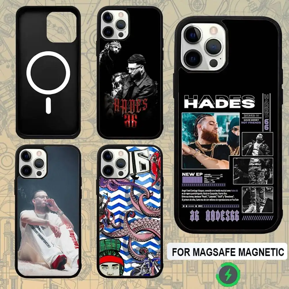 

Rapper H-Hades 66 For Magsafe Wireless Charger Case For iPhone 15,16,17,13,14,11,12,Pro,Max,Plus,E,Air,Mini Magnetic
