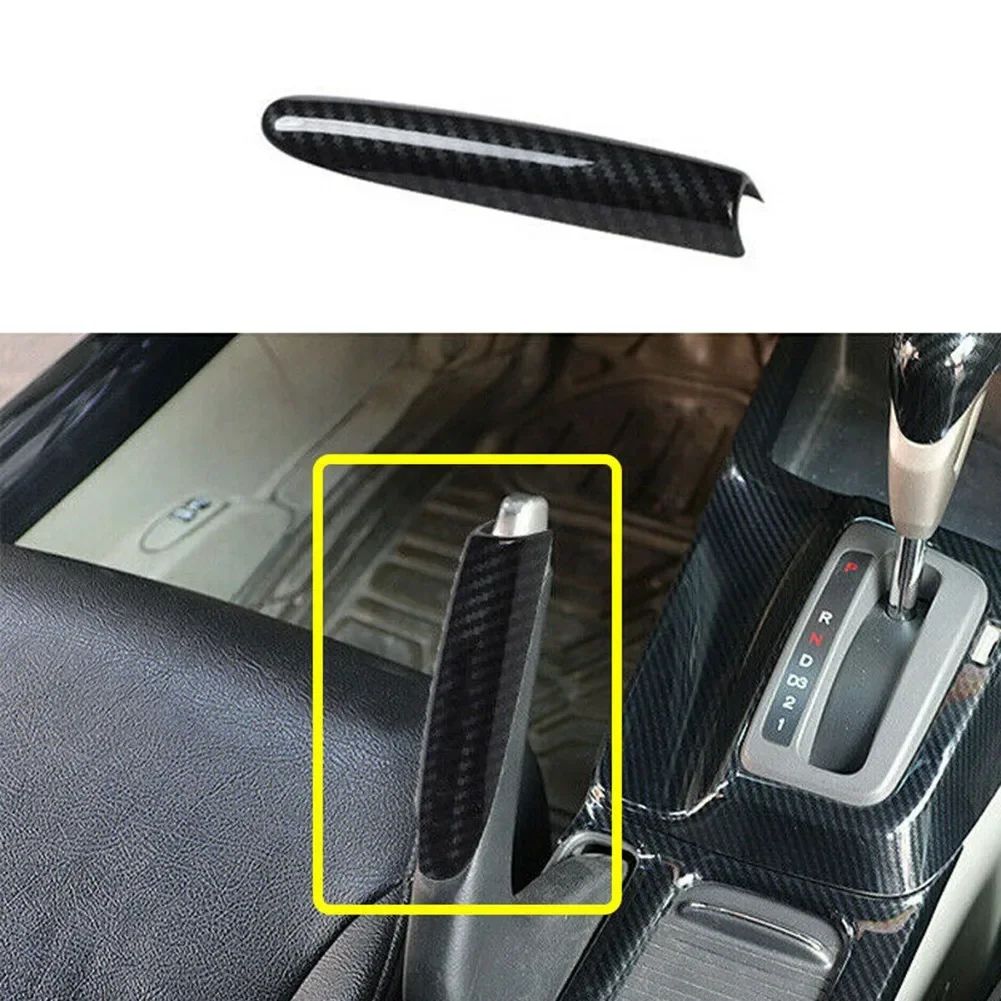 

Elevate Your Driving Experience with Carbon Fiber Style Shifter Hand Brake Cover for HONDA Civic 9th 2012 2015