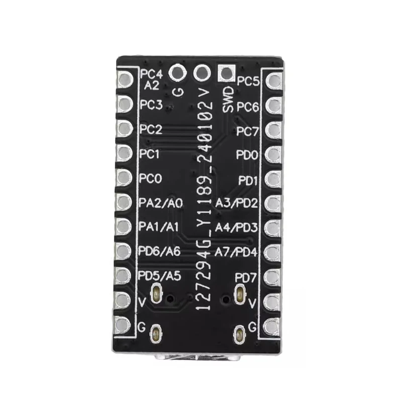 1/5PCS CH32V003F4P6 Core Board CH32V003 Development Board Microcontroller Module RISC-V Processor TYPE-C Interface