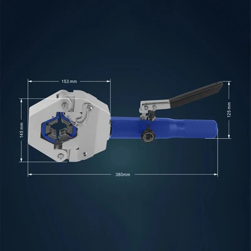 

FS-7842 Портативный комплект ручных гидравлических обжимных шлангов 8T-Crimper Обслуживание автомобильного кондиционирования