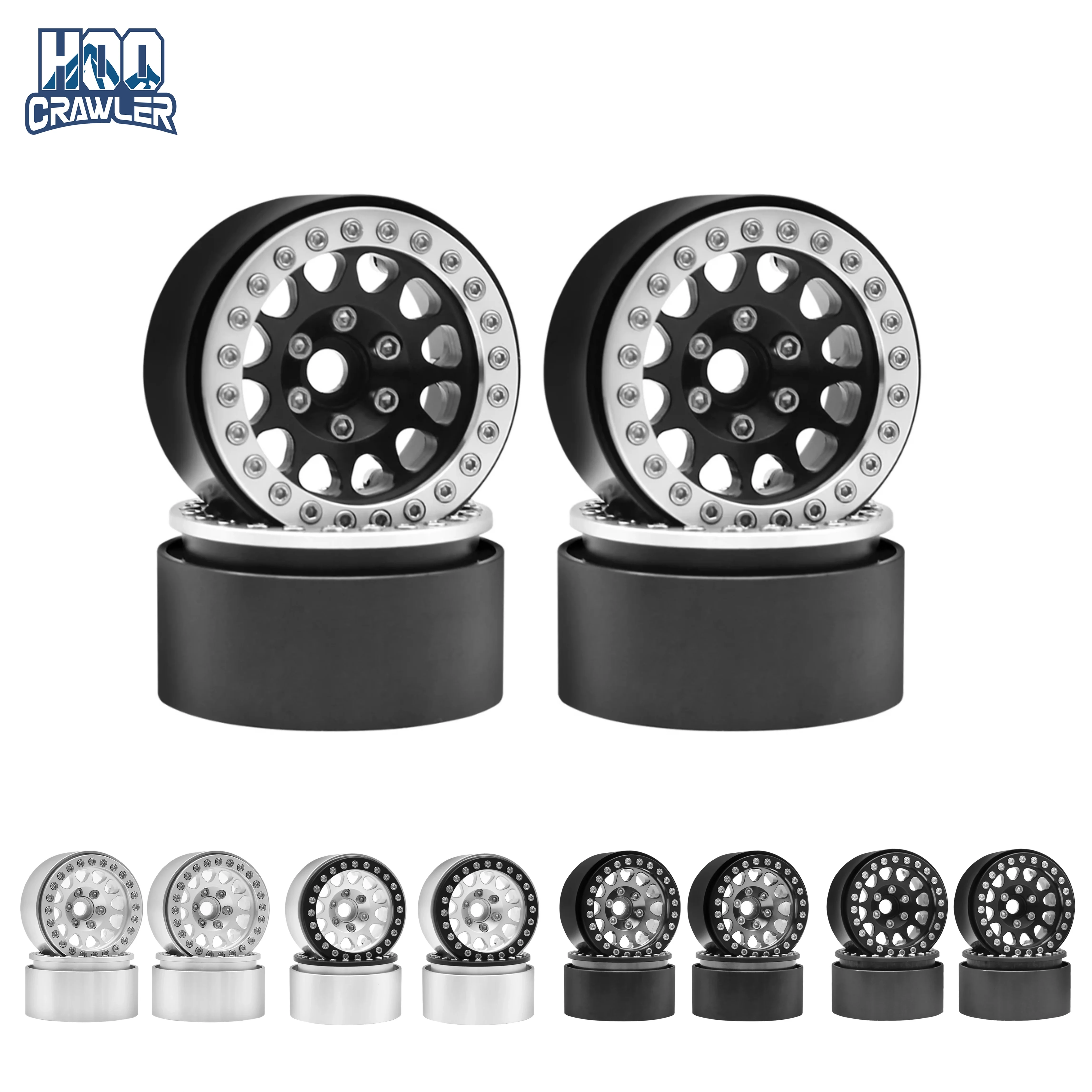 

Металлический колесный диск 1.9 Beadlock для радиоуправляемых моделей 1/10 HSP Redcat RC4WD WRAITH Tamiya Axial SCX10 D90 HPI, запчасть для RC-автомобилей
