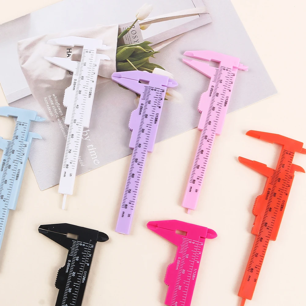 

80/120/150mm Portable Plastic Eyebrow Measuring Vernier Diy Clothing Sewing Supplies Diy Accessories Tools Vernier Caliper