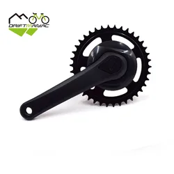 DRIFT MANIAC Single Chainring Crankset for City Folding Bike 38T 170mm Square Taper Bicycle Sprocket