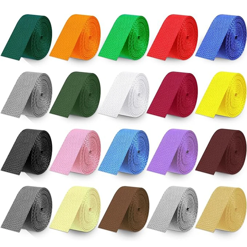 

40Meters 20/25/32/38/50mm Webbing Straps Nylon Tape Polypropylene Ribbon Strap for Bag To The Meter Belt Sewing Bais Accessories