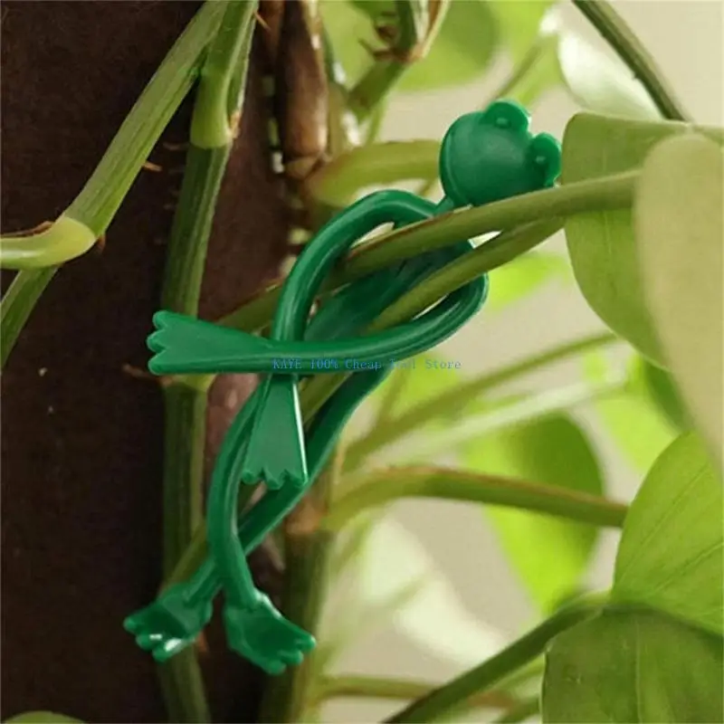

G6KA Frogs Plant Climbing Fixtures Tie For Home And Garden Use 10 Pieces