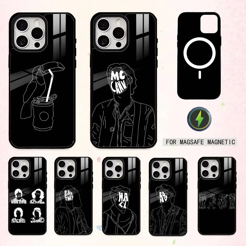 

C-Catfish And Bottlemens Phone Case For iPhone17,16,15,14,13,12,11 Plus,Pro Max Magnetic For Magsafe Wireless Charging