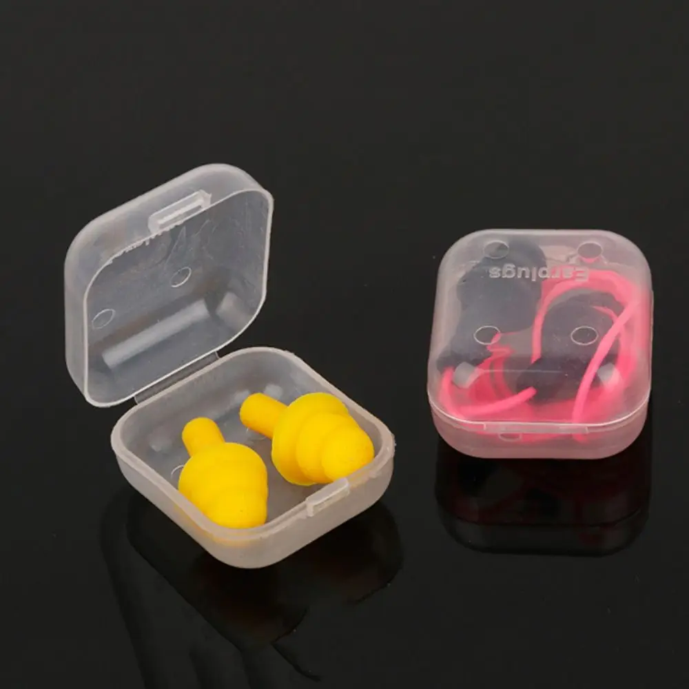 Sports Diving Surf Box-packed Shower For Adult Swim Soft Ear Clips Silicone Earplugs Nasal Protection Nasal Clip Earplugs