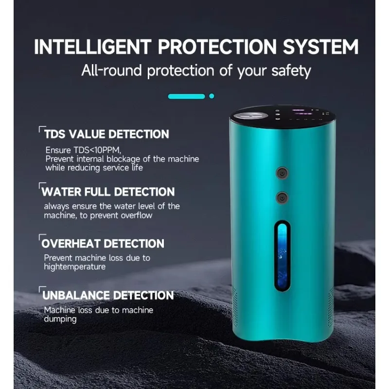 

High Purity Intelligent Water Generator SPE PEM Electrolyzer H2 Inhaler For Rehabilitation Centers