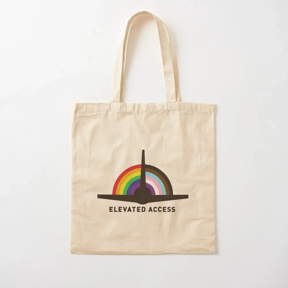 

Elevated Access with Text Tote Bag shopper bag woman tote bag canvas