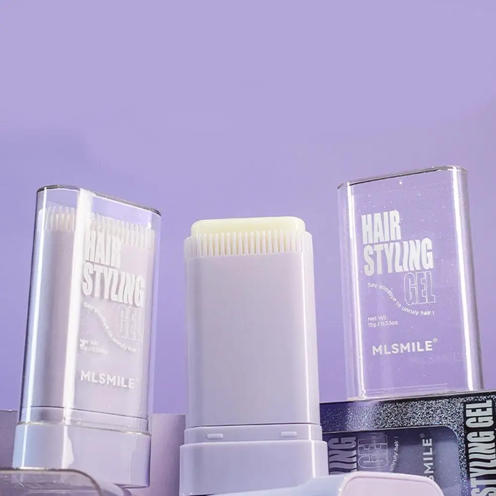 Hair Wax Stick With Comb Teeth For Long-lasting Shaping, Hair Breaking And Tidying Cream, Hair Breaking Tool I1F8